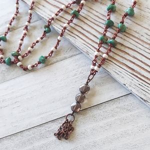 Artisan Jewelry Collection - Beaded & Linked Necklace